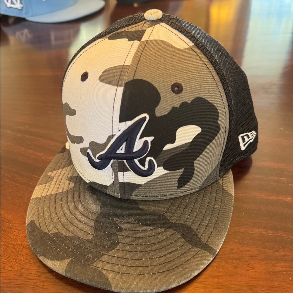 New Era Black and Gray Camouflage Cap